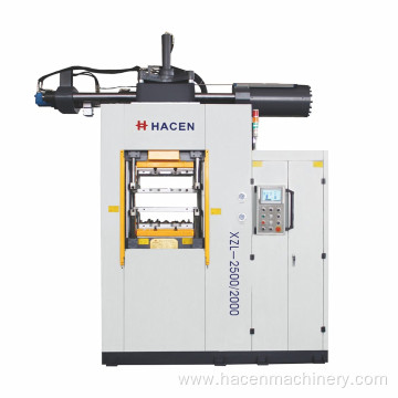 FIFO type rubber silicone injection molding machine